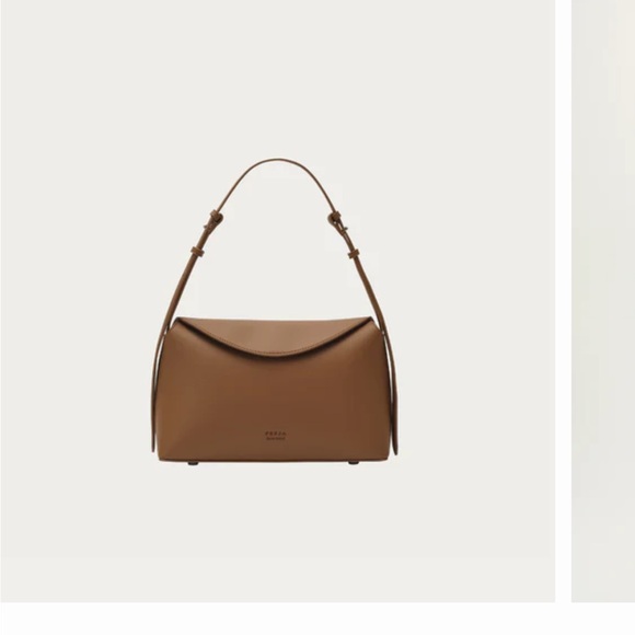 Freja New York Handbags - Freja New York Hudson Leather Shoulder Bag in Brown